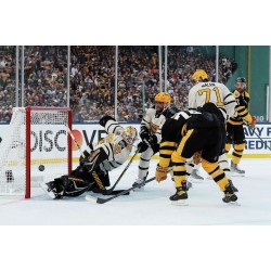 Een zinvolle wedstrijd tussen de Pittsburgh Penguins en Boston Bruins